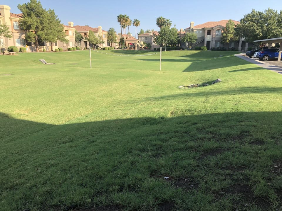 Green belt behind our condo