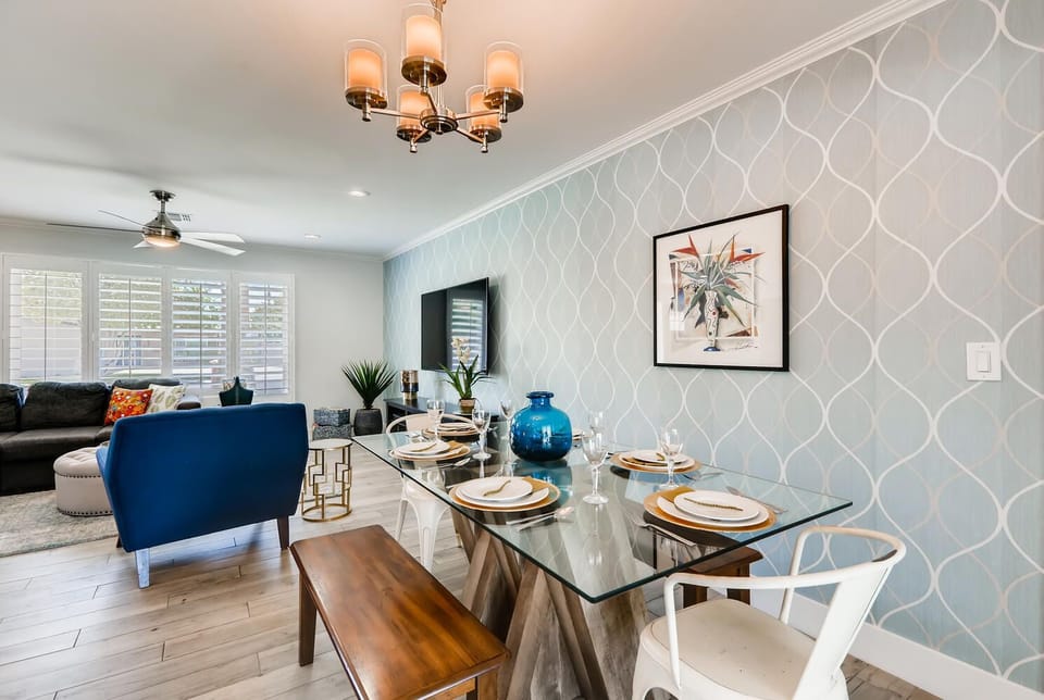 Indoor dining area