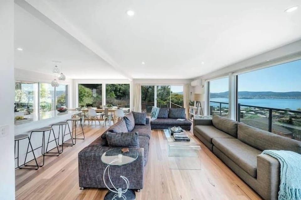 Open plan lounge room with plenty of room for everyone