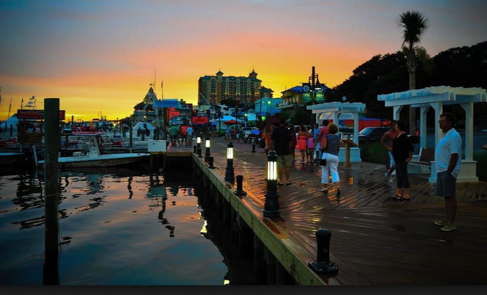 Visit the Destin Boardwalk nearby