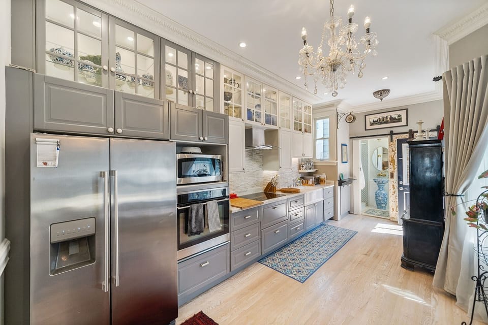 Room, Indoors, Flooring, Kitchen, Floor