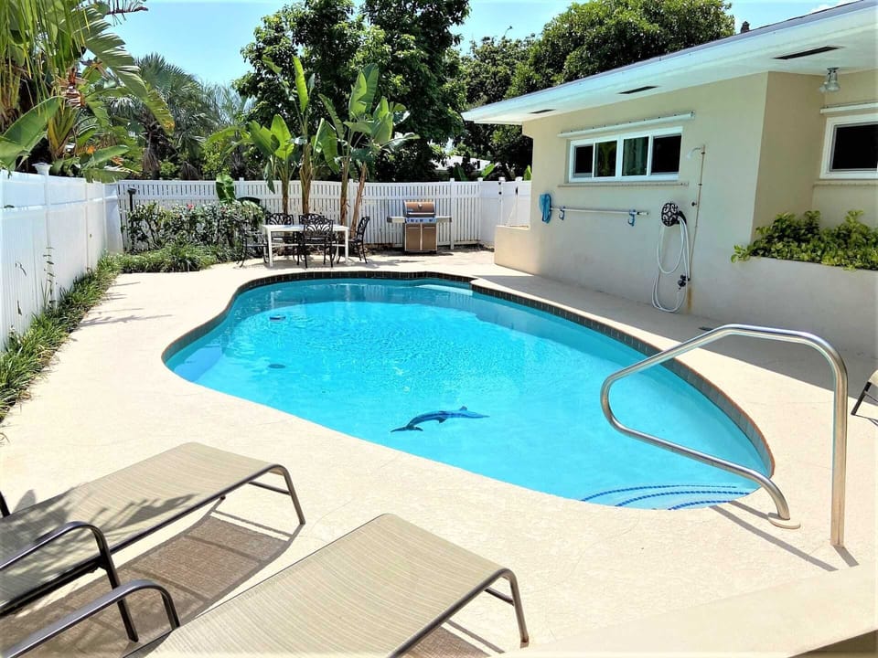 Gorgeous free form pool is perfect for family fun in the Florida sun!