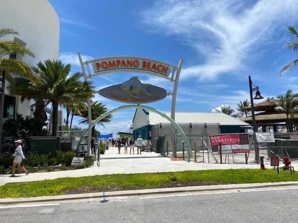 Take a walk on the newly opened Pompano Beach Pier.