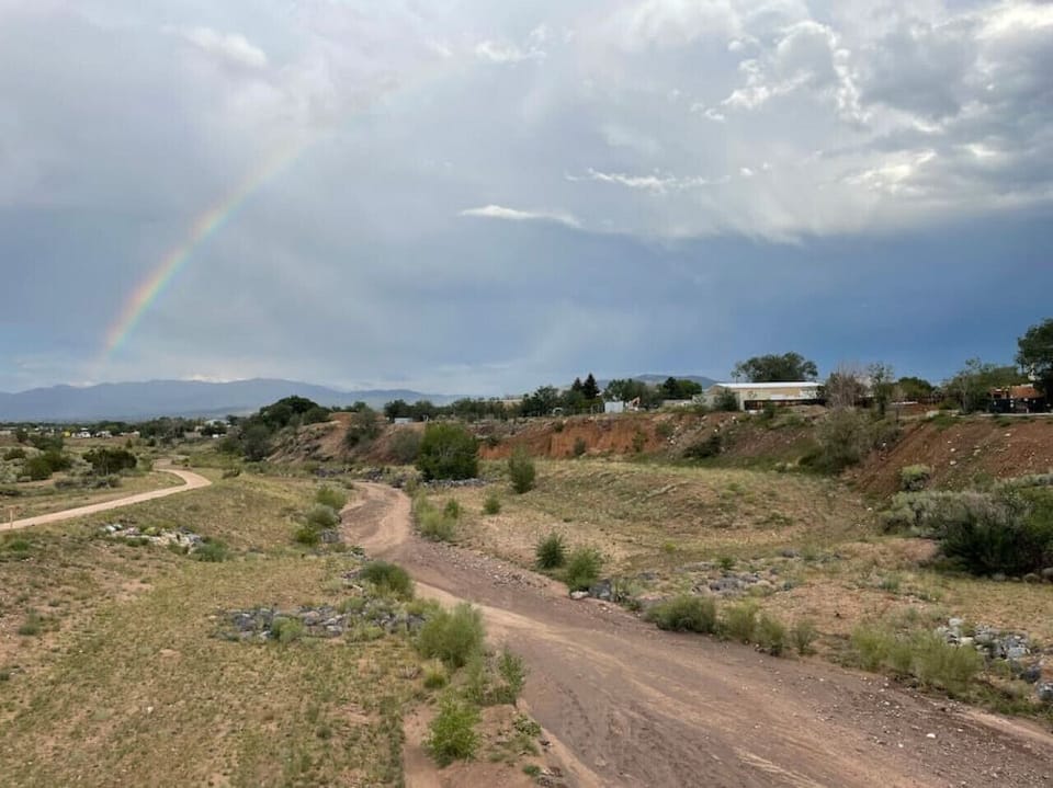 The Santa Fe River Trail is just off the back of the property for morning walks