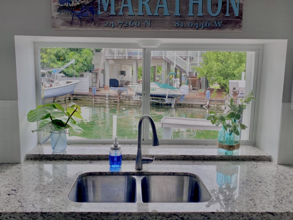 Kitchen water views