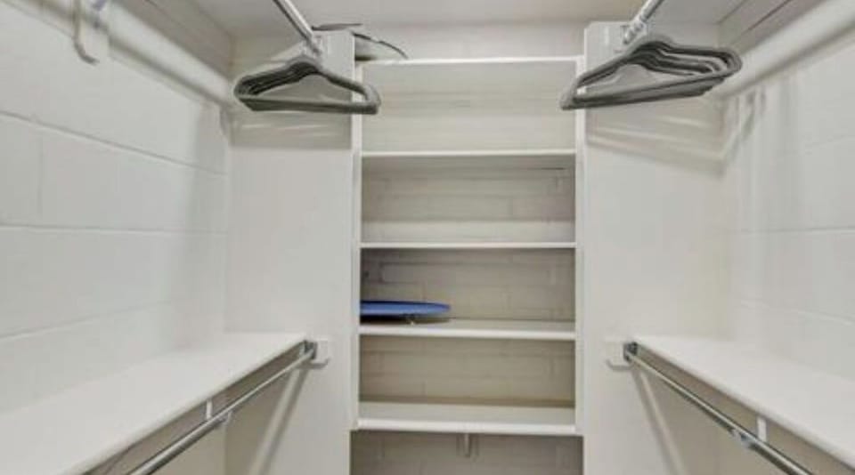 Large walk in closet 