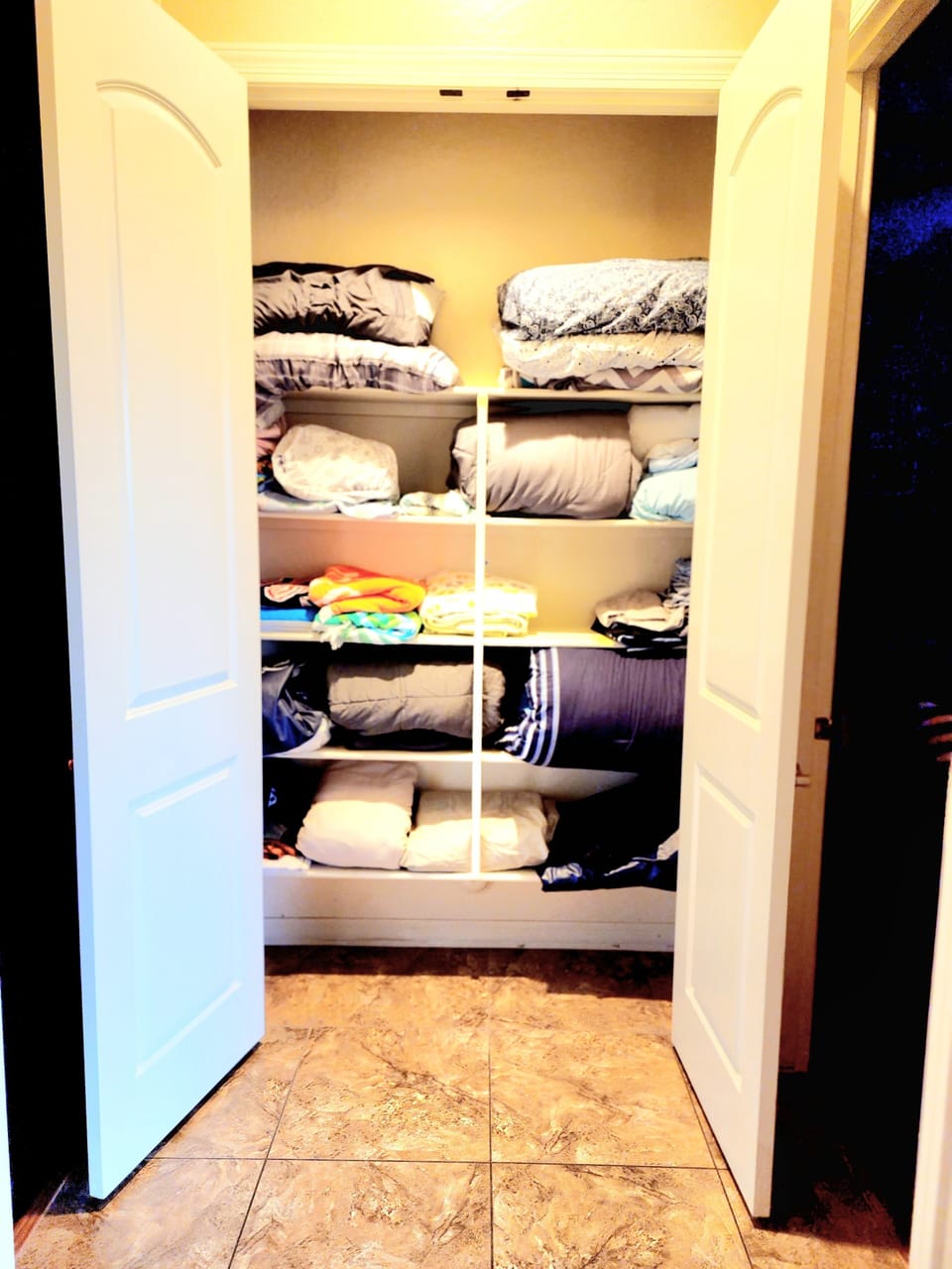 extra beach towels and linens