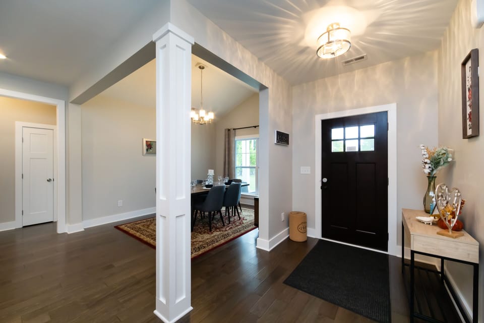 spacious entry way