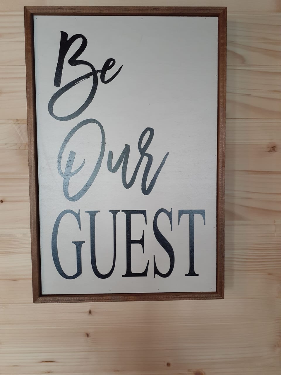 Be Our Guest!! You will be glad you came. 