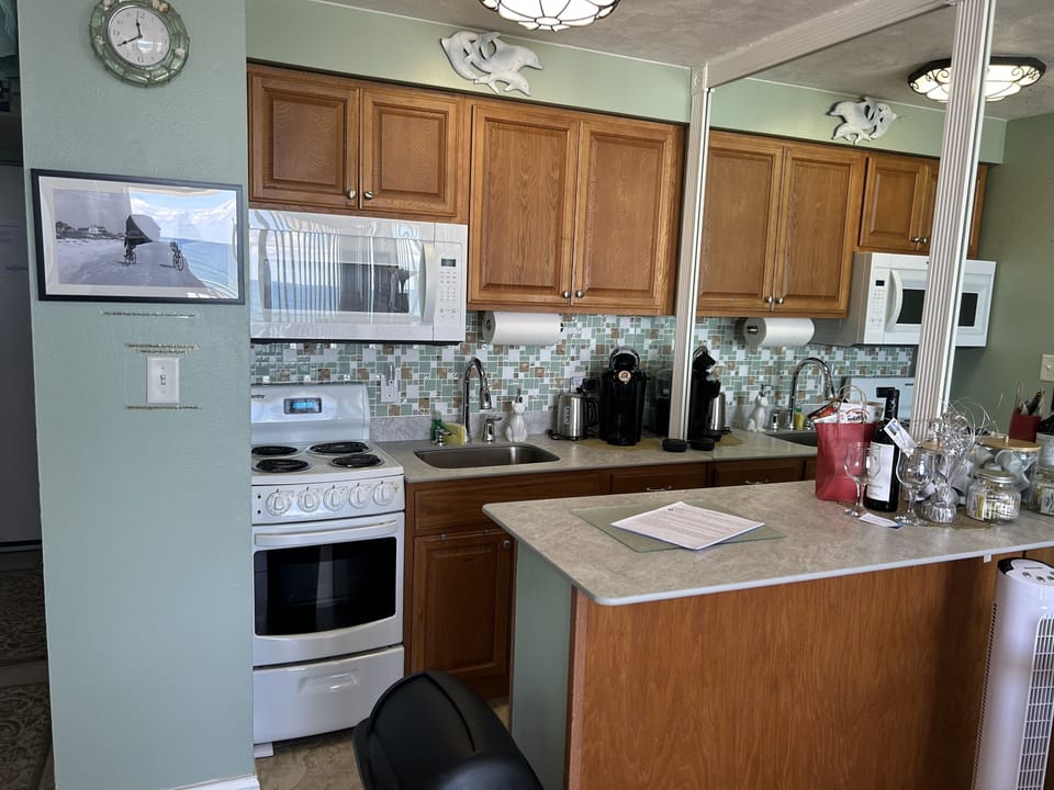 New countertops, backsplash and sink just added 