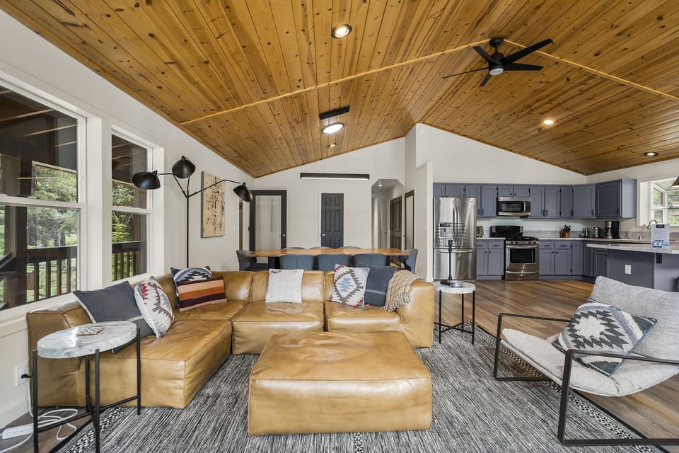 Living Room: Exquisite Alpine Chalet