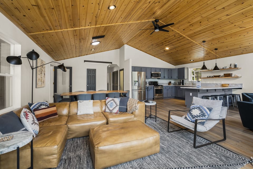 Living Room: Exquisite Alpine Chalet