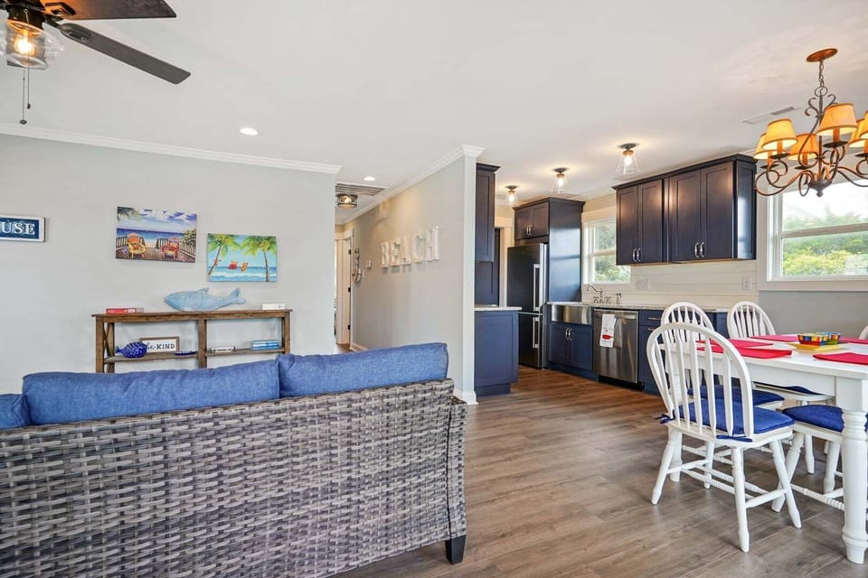 Living, Dining and Kitchen