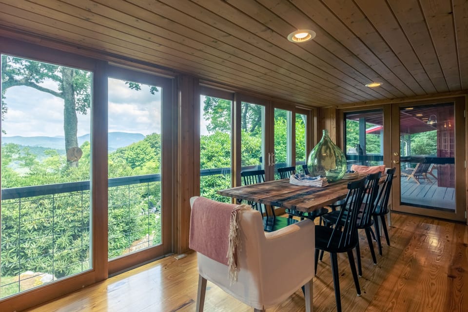 Great views from the dining room too!