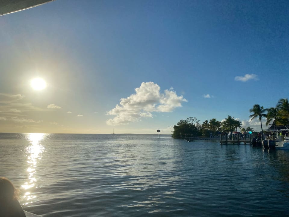 Sunset near Gilbert’s resort
