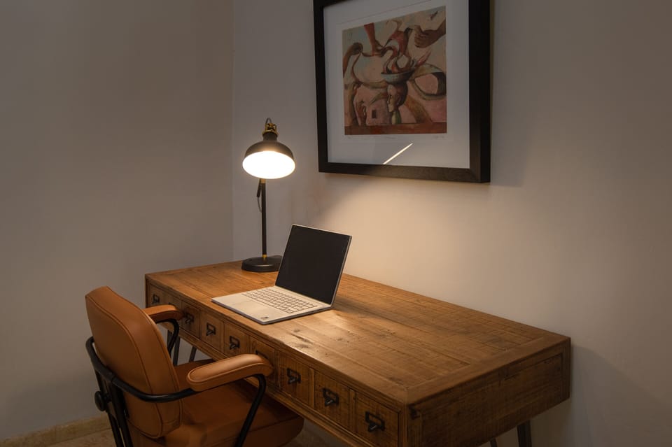 If need it, a comfortable place to work…