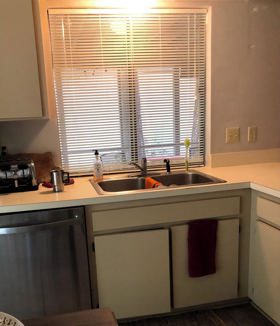 Full Kitchen with Pots/Pans and cooking utensils/plates 