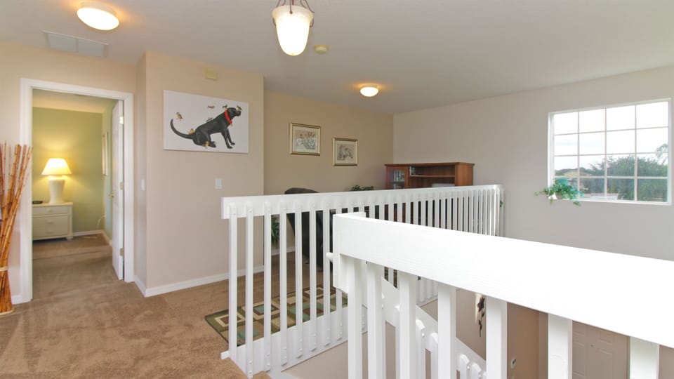Landing and gaming area