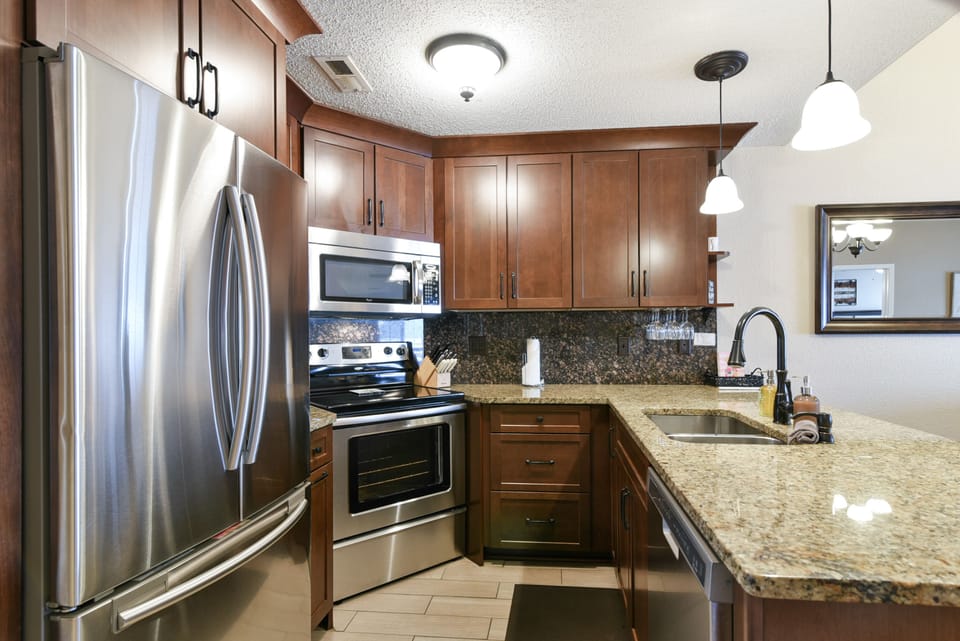 Fully equipped kitchen