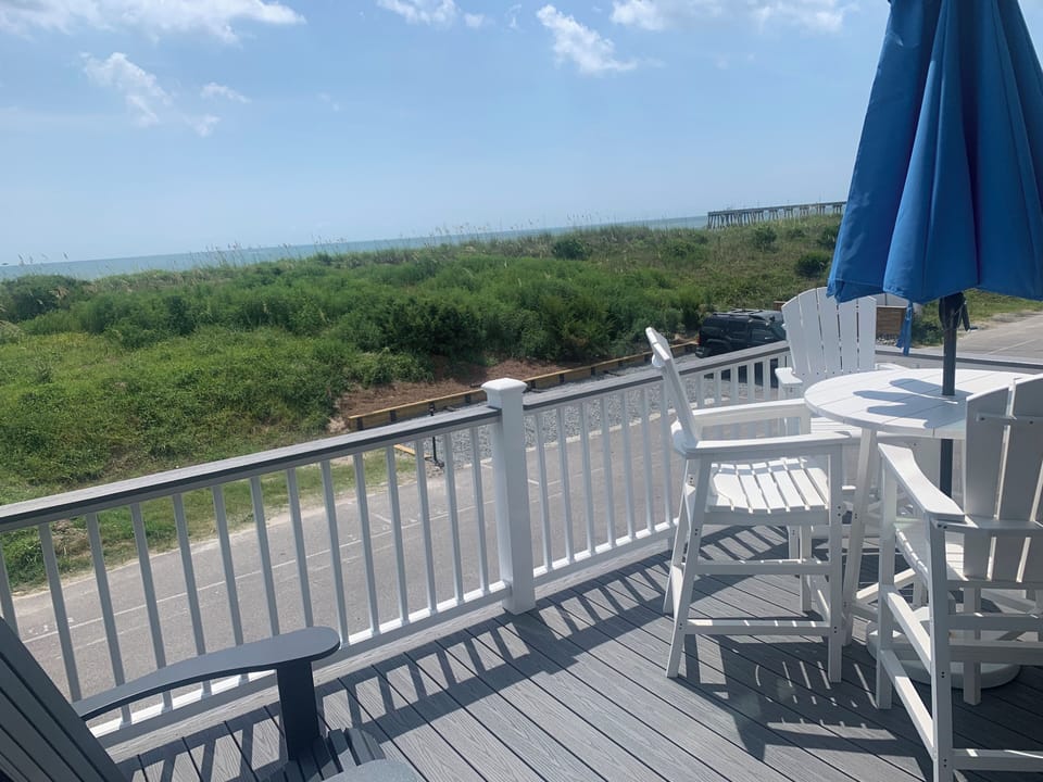 Front porch view (new decking)