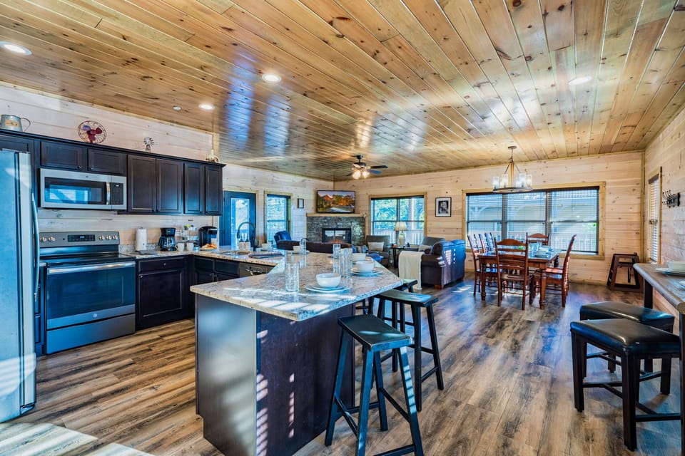 Kitchen and main living area