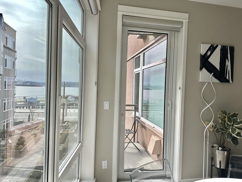View from the dining room