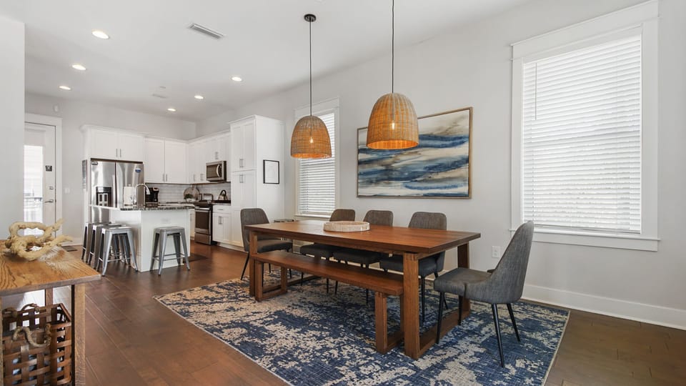 Dining room with seating for 8