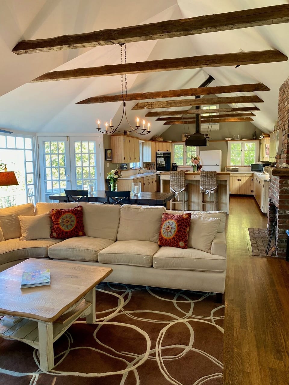 Living room & kitchen view