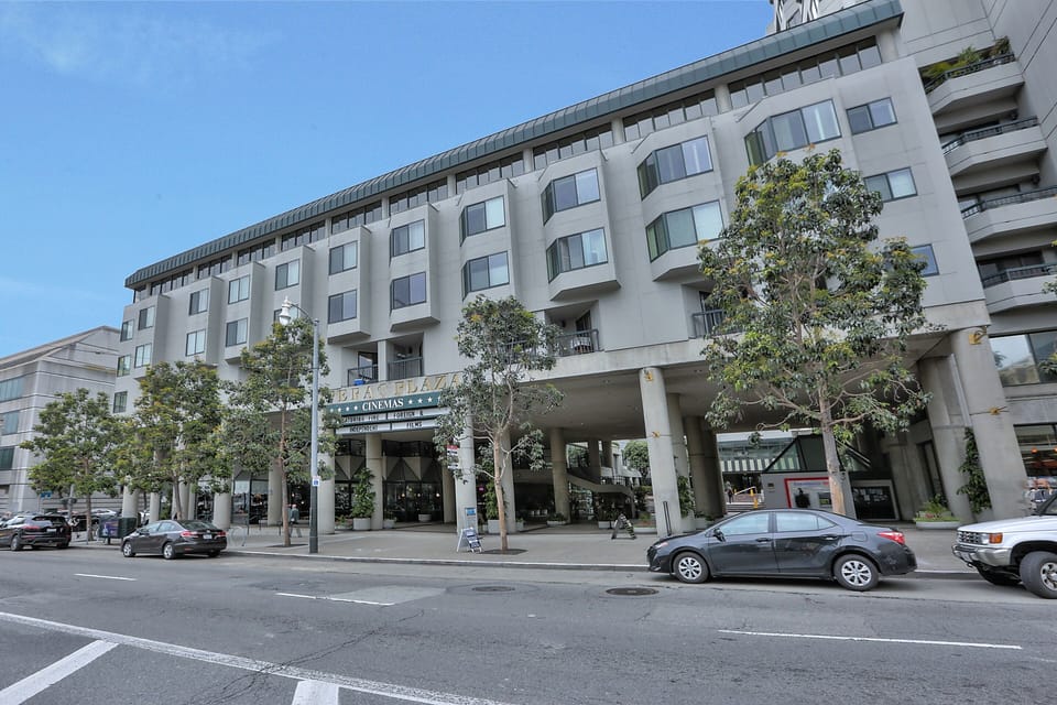 Van Ness Avenue View, before street beautification program completed last 2021