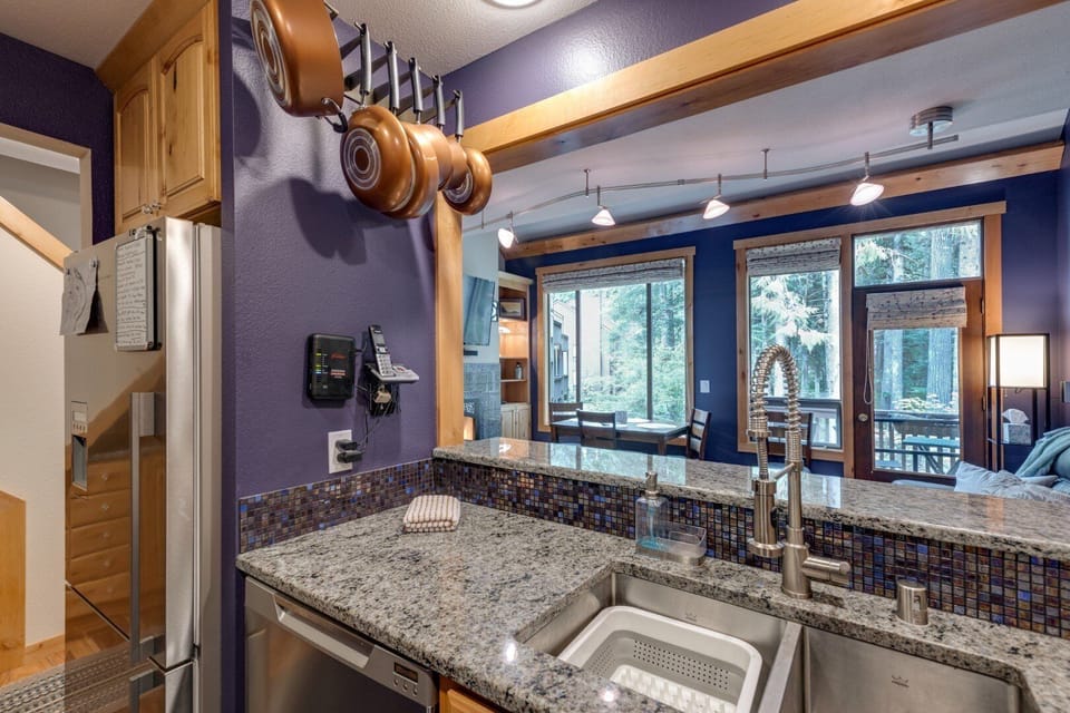 Indoors, Sink, Sink Faucet, Kitchen, Chair