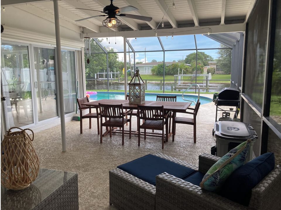 Outdoor seating area