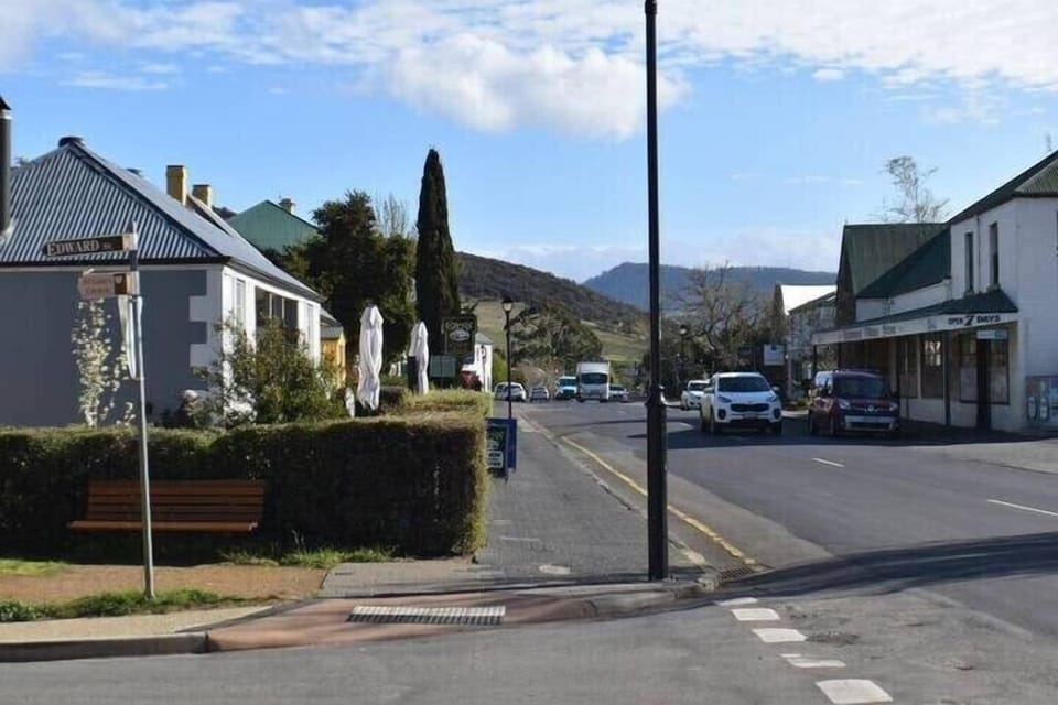 Situated two streets back from the sleepy town centre