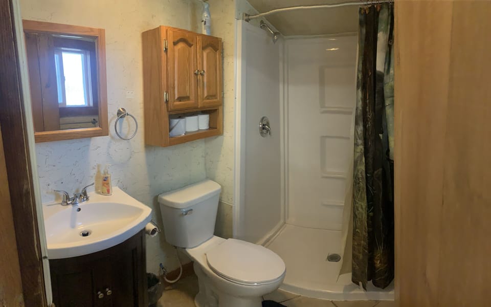Bathroom and shower