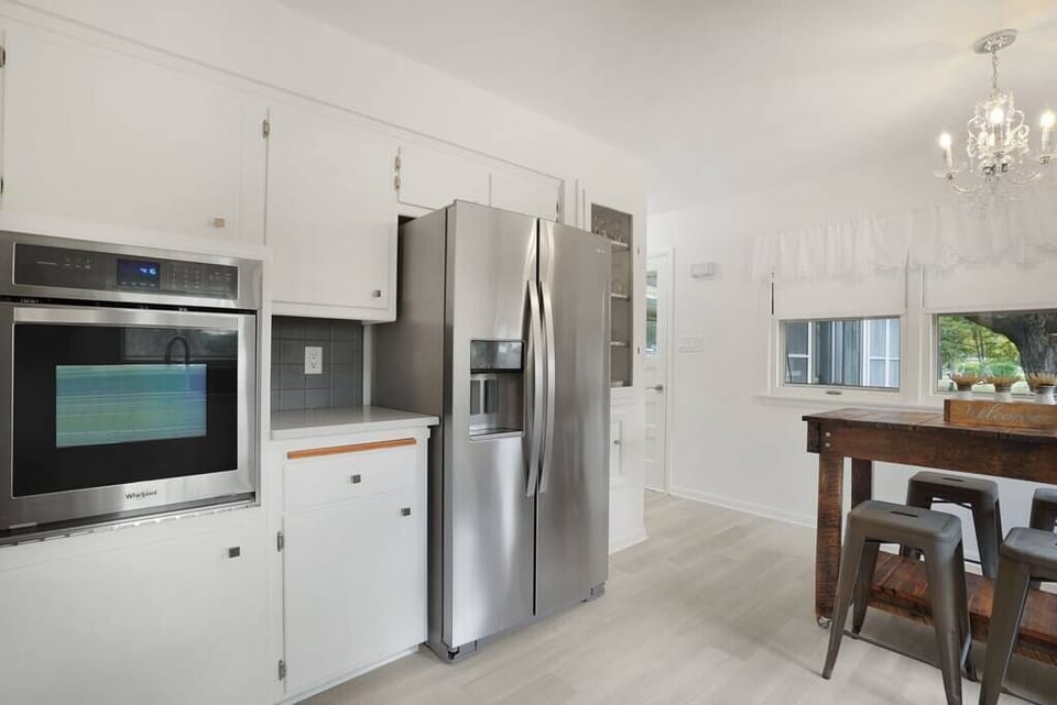 Fully stocked kitchen
