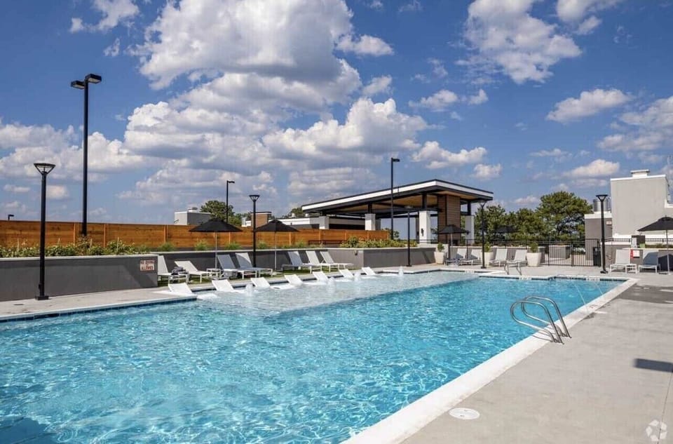 Rooftop pool
