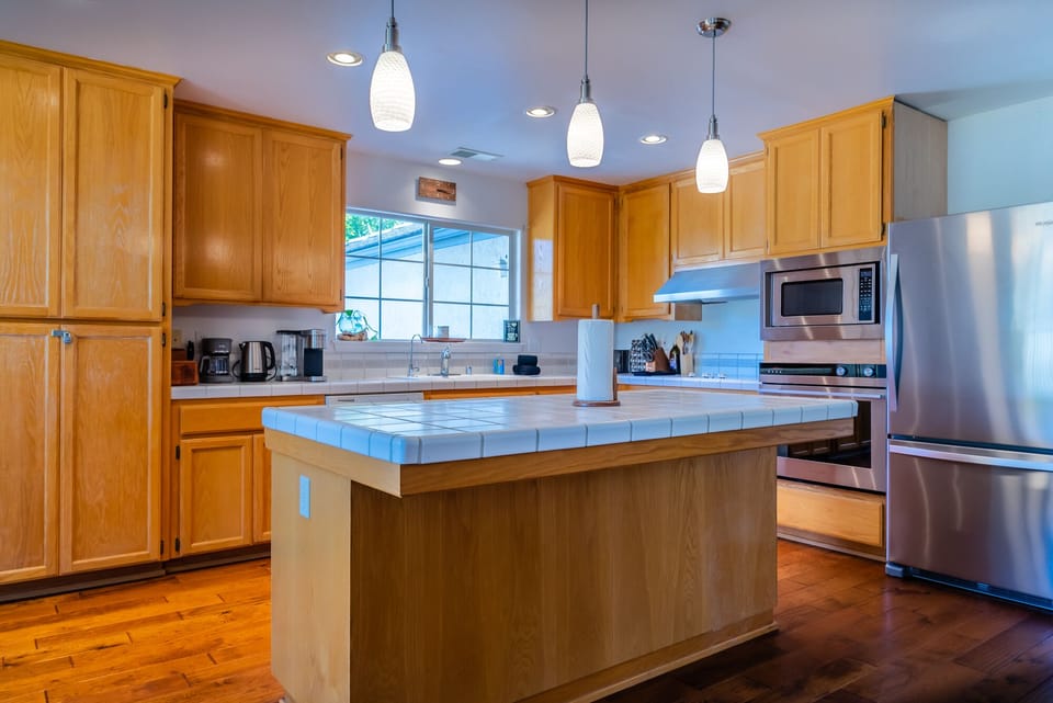 Spacious kitchen