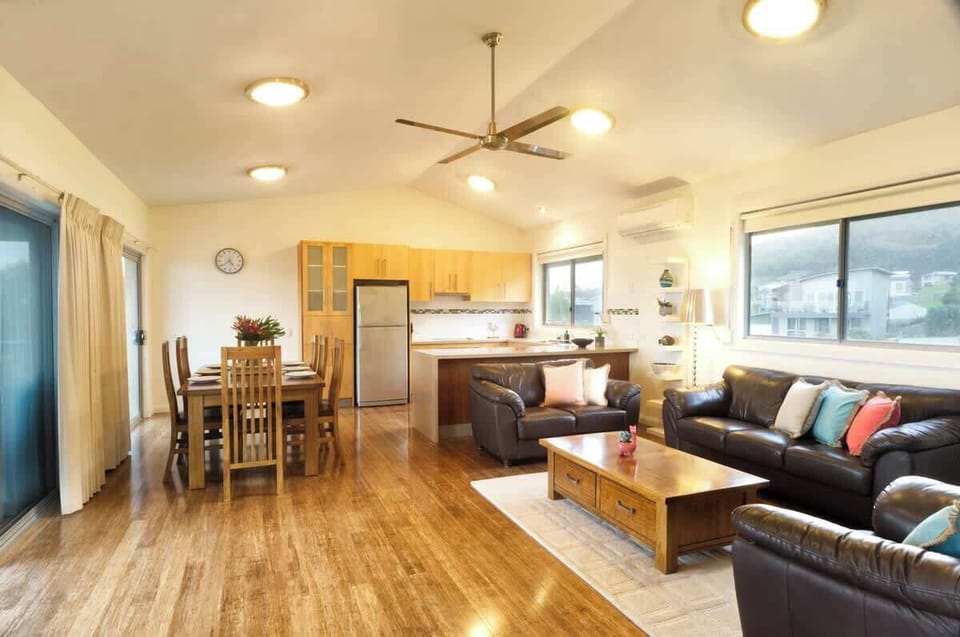 Lovely, warm, light and bright family space.