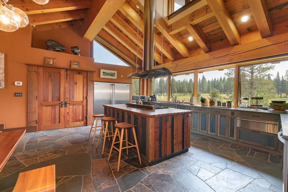 Custom gourmet kitchen