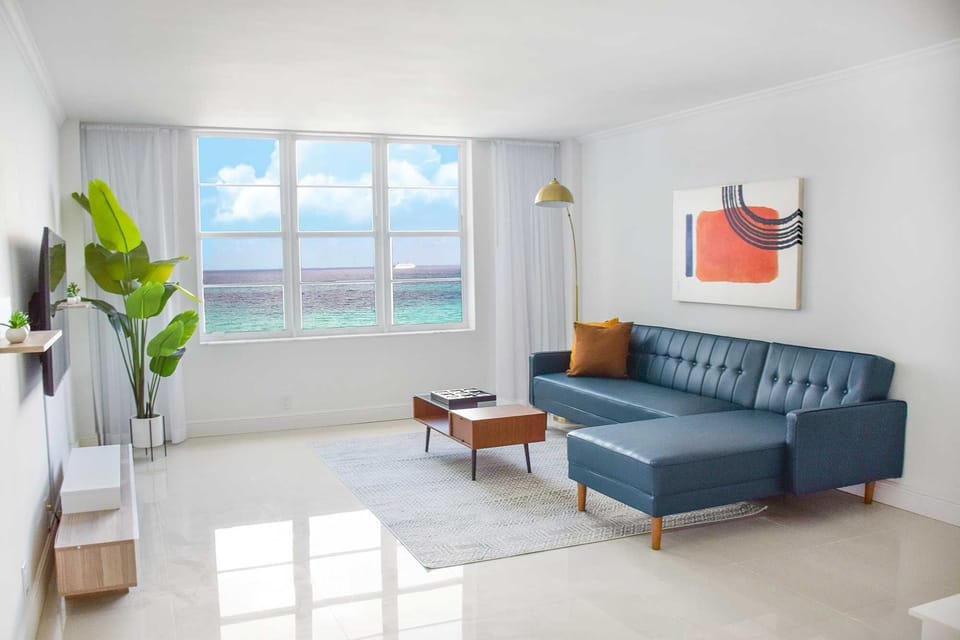 Gather for movie nights in a bright, oceanview lounge.