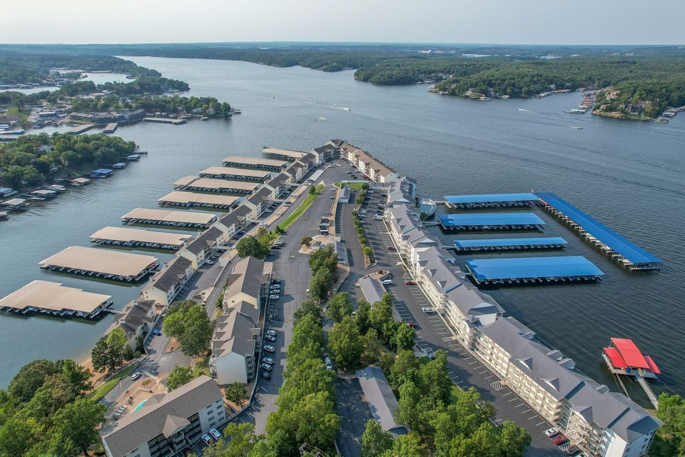 Aerial view of the complex