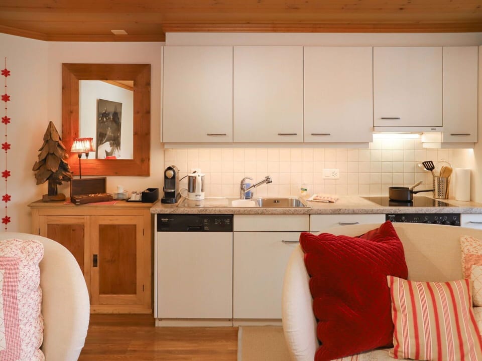 Cabinetry, Countertop, Furniture, Kitchen, Wood, Home Appliance, Flooring, Sink, Floor, Interior Design