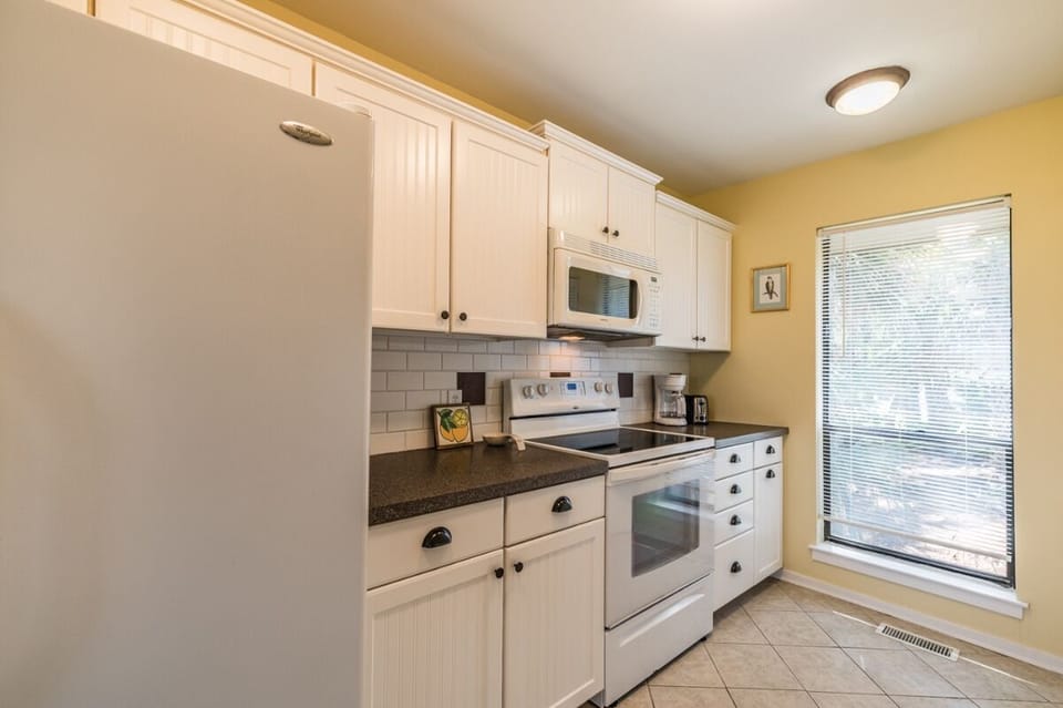 Fully stocked kitchen