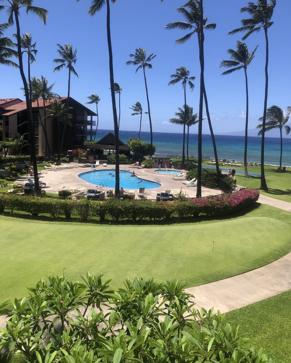 View from the lanai