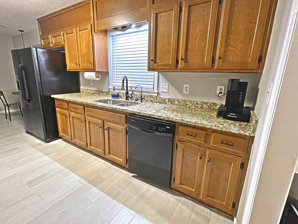 Kitchen: Dishwasher, Sink, Refrigerator, & Keurig (Coffee Maker) 