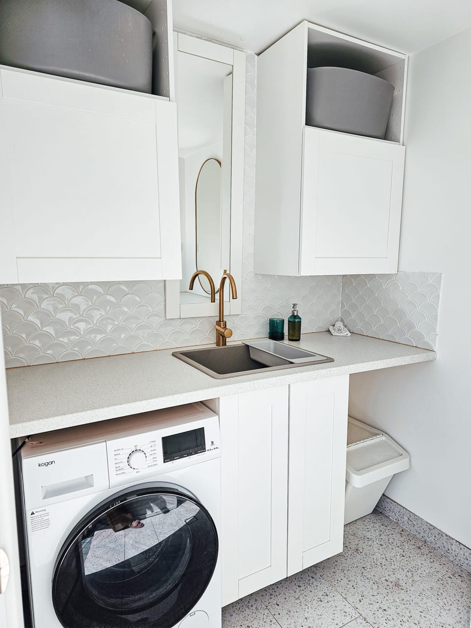 You’ll love the convenience of a washer and dryer in the second bathroom.