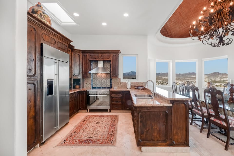 Chefs kitchen.  