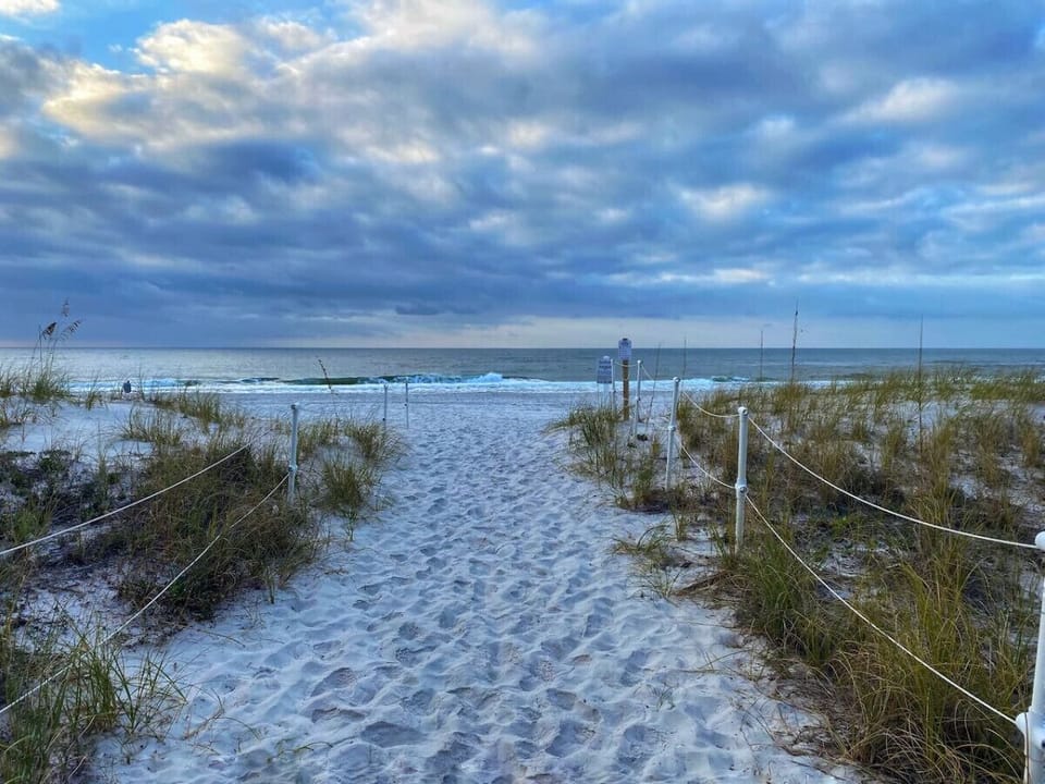 Private deeded beach access