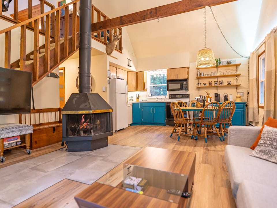 Living room and Kitchen