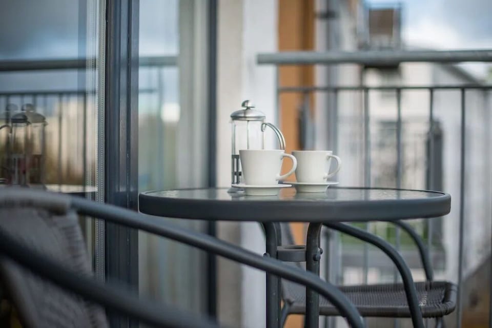 Balcony in living room