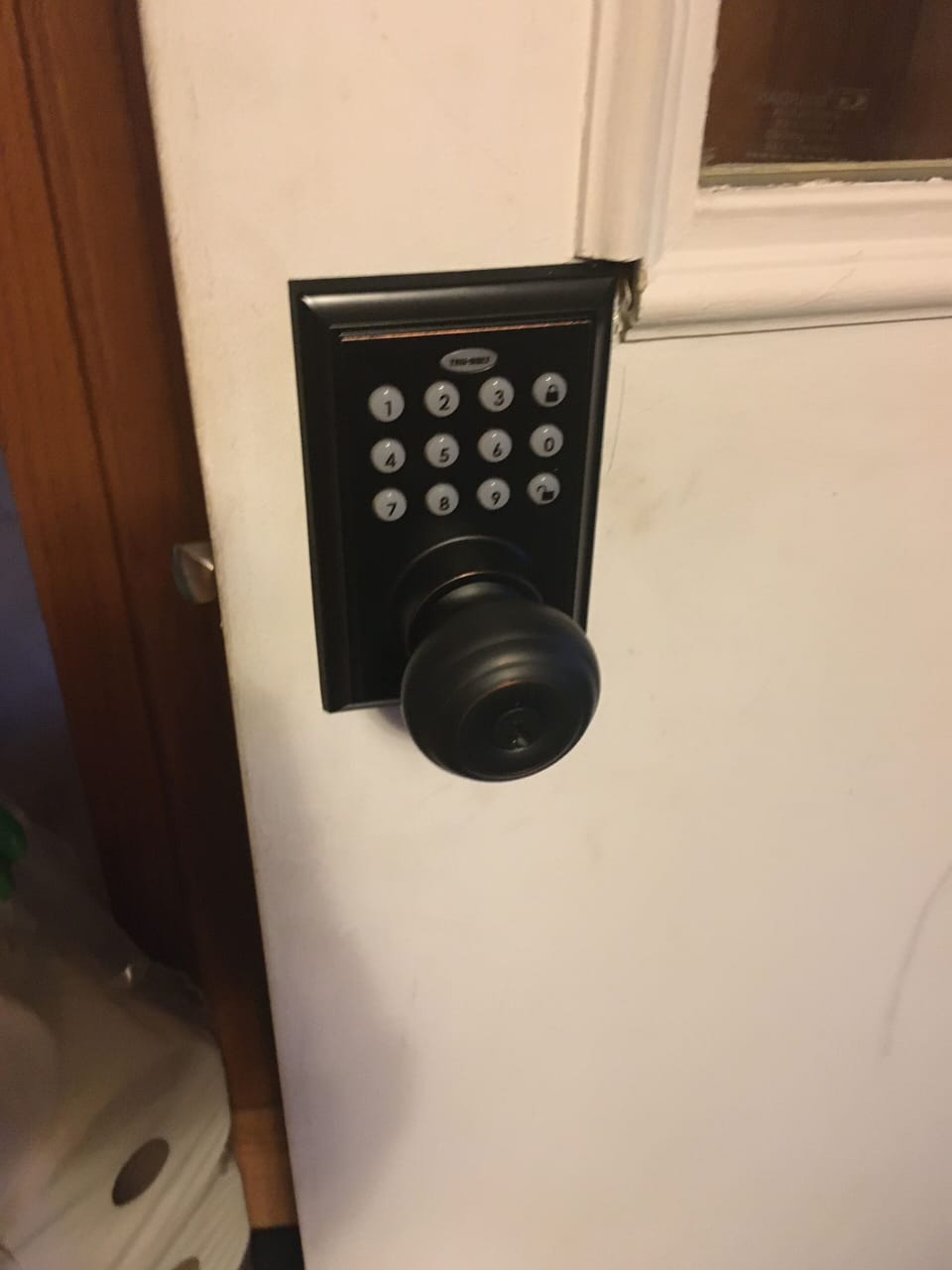 Easy entry lock system.  Unique use code available during your stay. 
